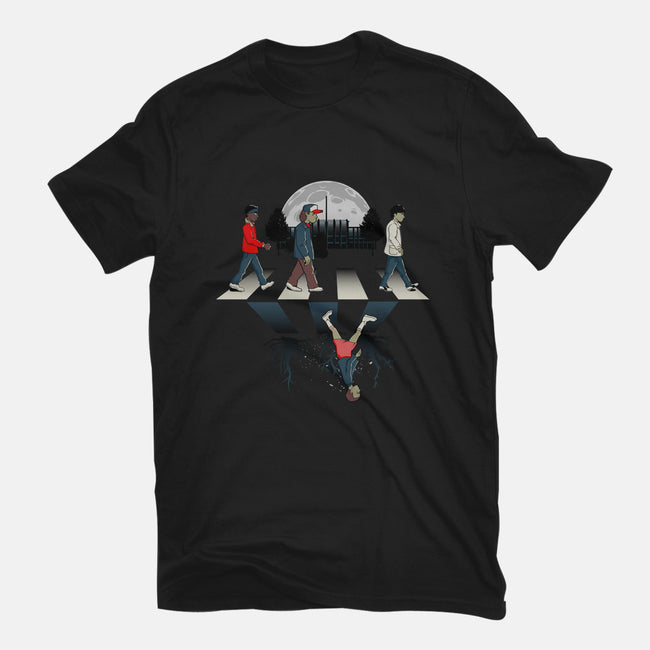 Upside Down Road-mens heavyweight tee-foureyedesign