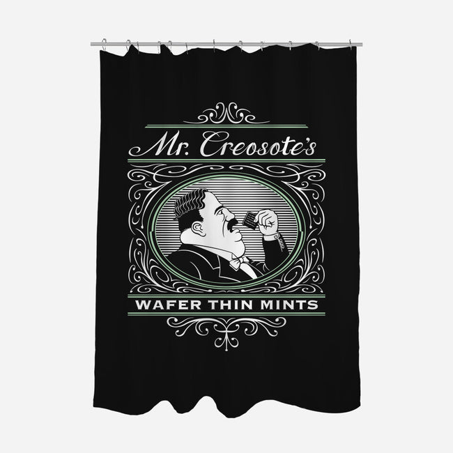 Wafer Thin Mints-none polyester shower curtain-doodledojo