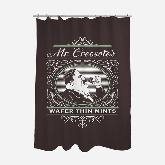 Wafer Thin Mints-none polyester shower curtain-doodledojo