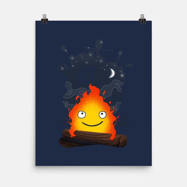 Walking Castle-none matte poster-vp021