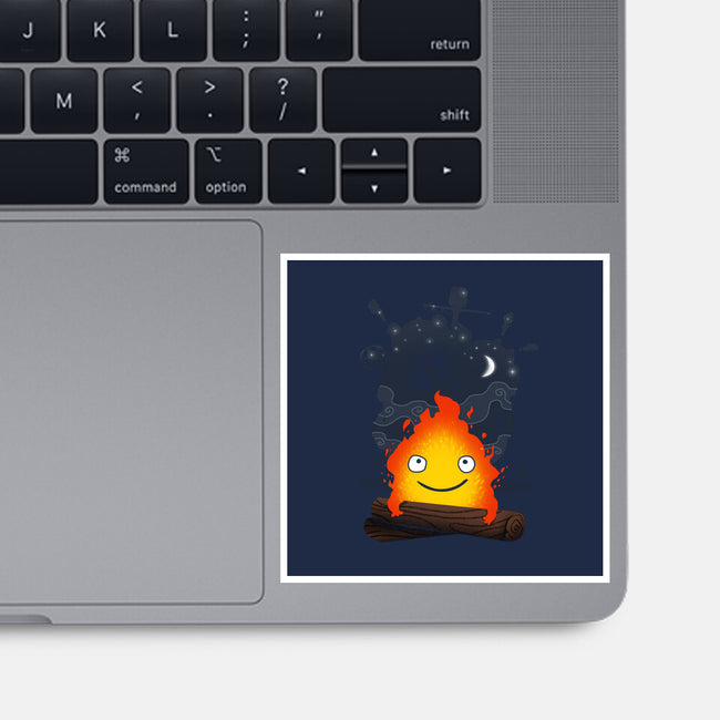 Walking Castle-none glossy sticker-vp021