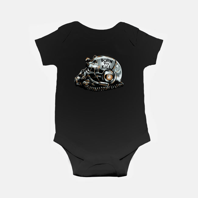 War Face Never Changes-baby basic onesie-Fishmas