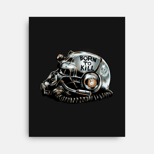 War Face Never Changes-none stretched canvas-Fishmas