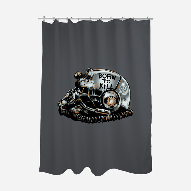 War Face Never Changes-none polyester shower curtain-Fishmas