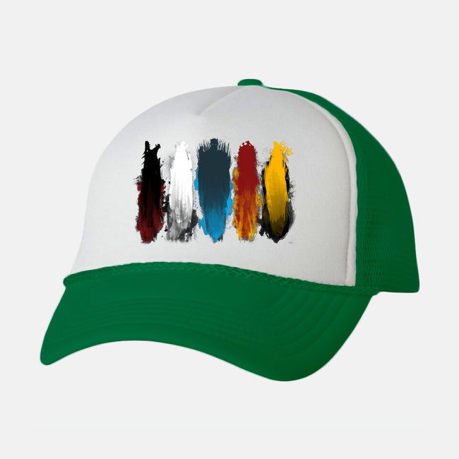 War is Here-unisex trucker hat-bomdesignz