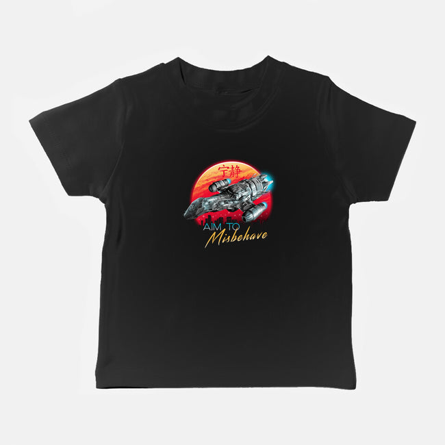 Watch How I Soar-baby basic tee-vp021