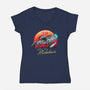 Watch How I Soar-womens v-neck tee-vp021