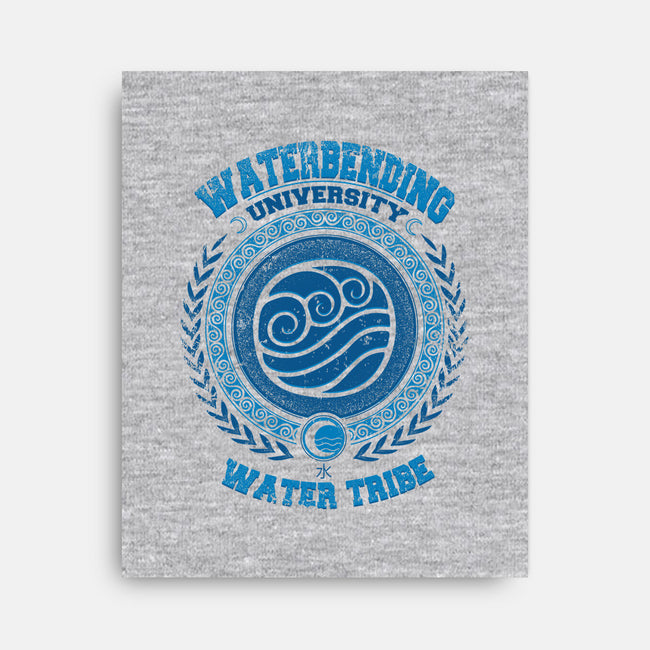 Waterbending University-none stretched canvas-Typhoonic