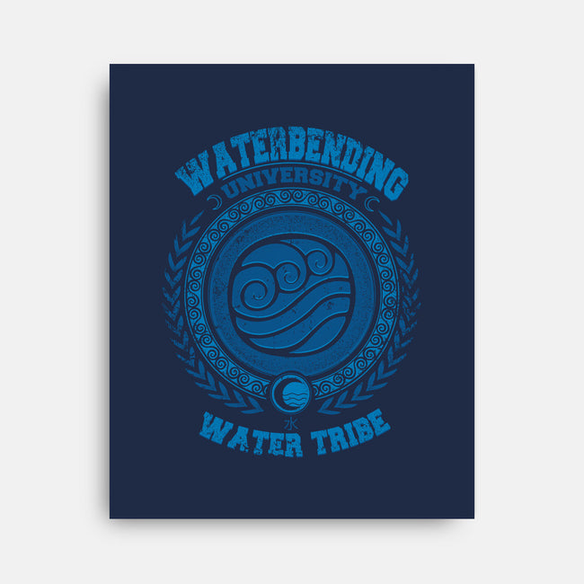 Waterbending University-none stretched canvas-Typhoonic