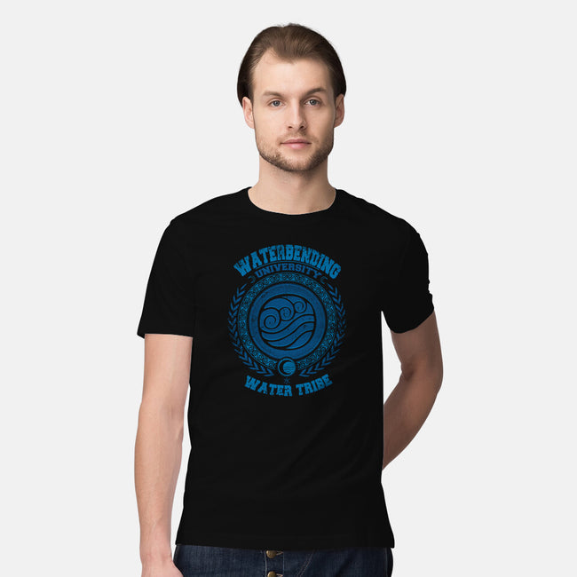 Waterbending University-mens premium tee-Typhoonic
