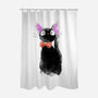 Watercolor Cat-none polyester shower curtain-ddjvigo