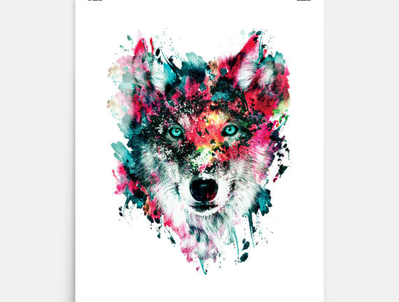 Watercolor Wolf