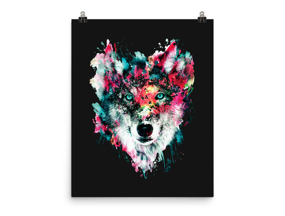 Watercolor Wolf