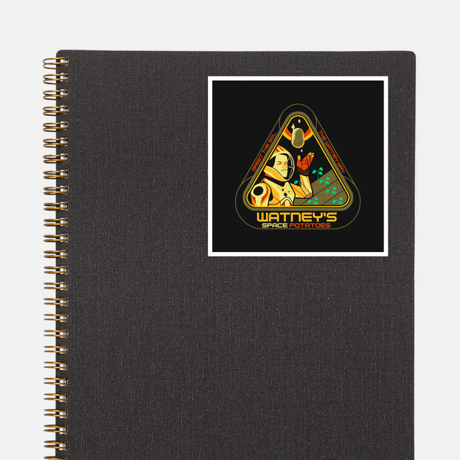 Watney's Space Potatoes-none glossy sticker-Glen Brogan
