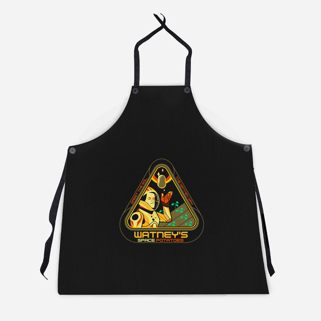 Watney's Space Potatoes-unisex kitchen apron-Glen Brogan