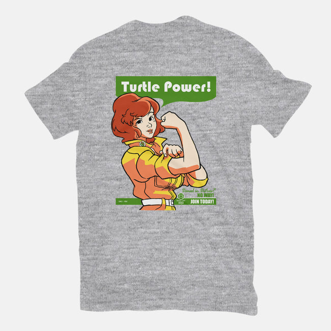 We Can Do It Turtles-youth basic tee-hugohugo