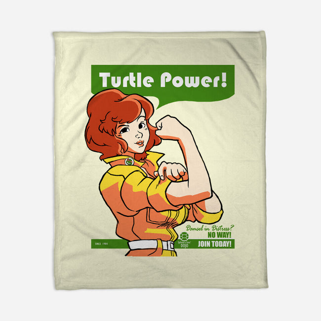 We Can Do It Turtles-none fleece blanket-hugohugo