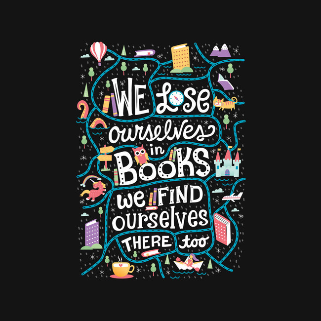We Lose Ourselves in Books-unisex kitchen apron-risarodil