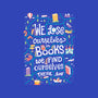 We Lose Ourselves in Books-none glossy sticker-risarodil
