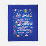 We Lose Ourselves in Books-none fleece blanket-risarodil