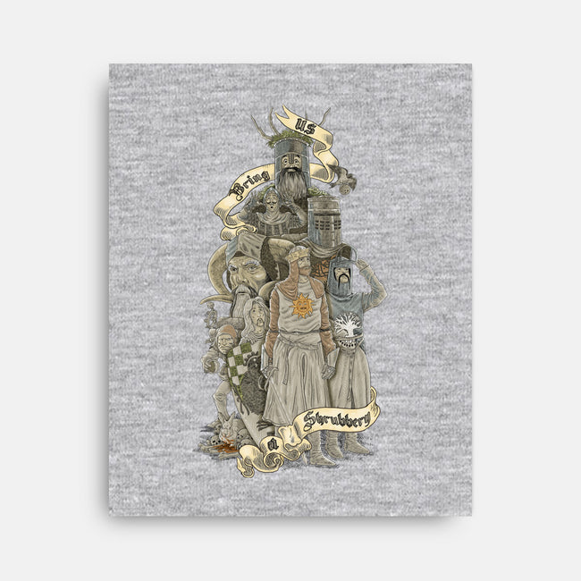 WE WANT A SHRUBBERY!-none stretched canvas-Skullpy