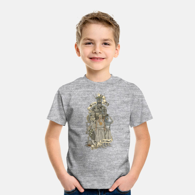 WE WANT A SHRUBBERY!-youth basic tee-Skullpy