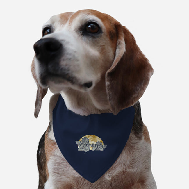 Weeping Cherubs-dog adjustable pet collar-jkilpatrick