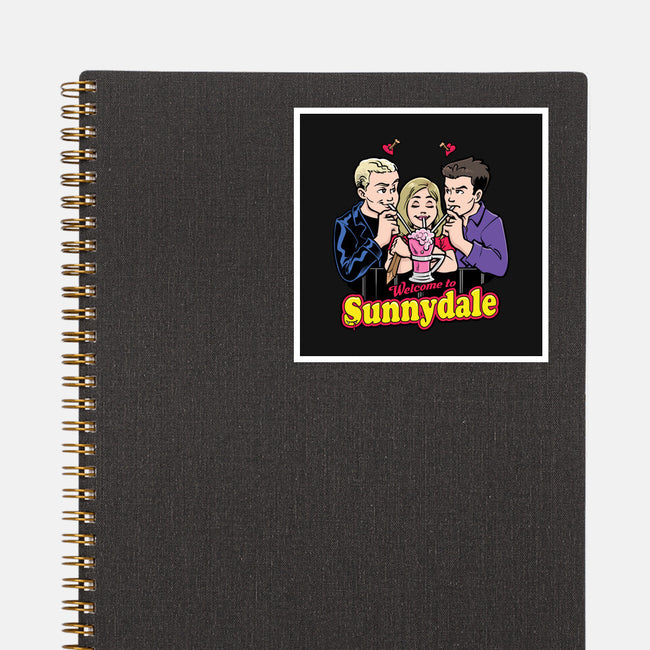 Welcome to Sunnydale-none glossy sticker-harebrained