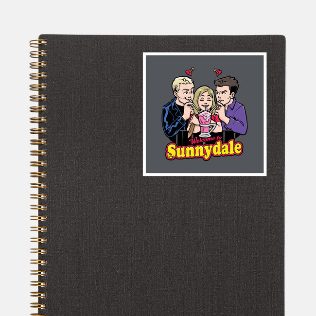 Welcome to Sunnydale-none glossy sticker-harebrained