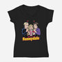 Welcome to Sunnydale-womens v-neck tee-harebrained