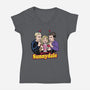 Welcome to Sunnydale-womens v-neck tee-harebrained
