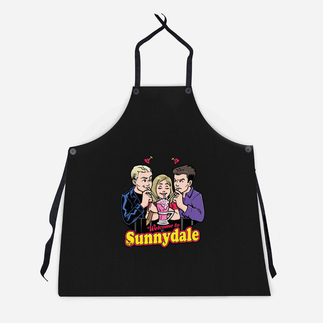 Welcome to Sunnydale-unisex kitchen apron-harebrained