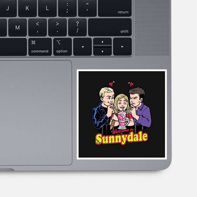 Welcome to Sunnydale-none glossy sticker-harebrained