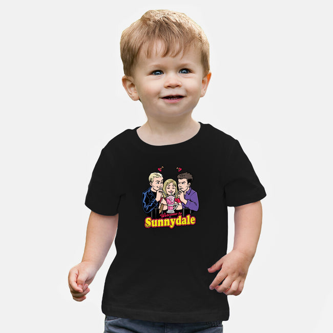 Welcome to Sunnydale-baby basic tee-harebrained