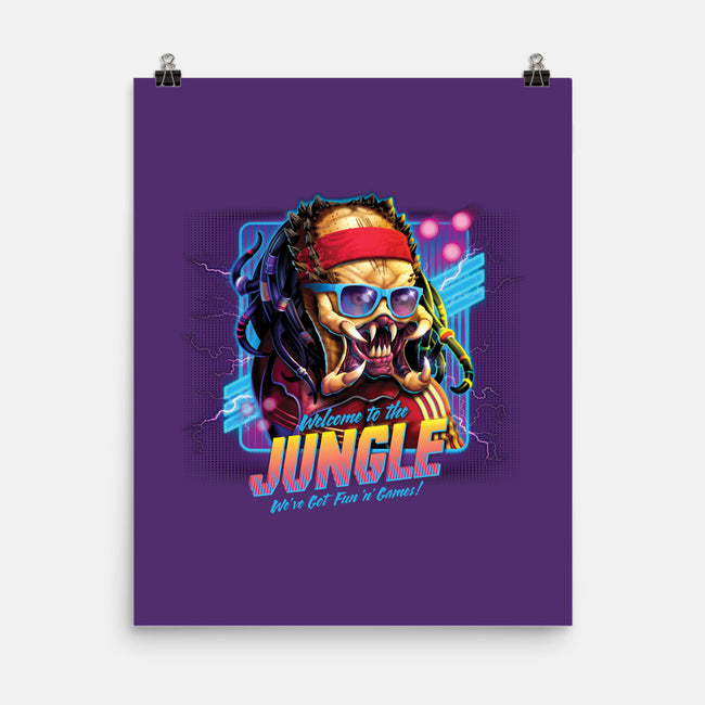 Welcome To The Jungle-none matte poster-RockyDavies
