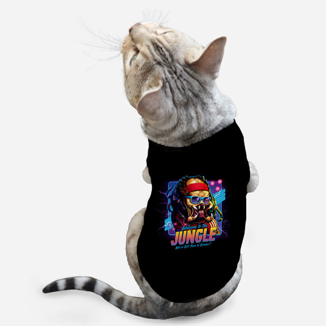 Welcome To The Jungle-cat basic pet tank-RockyDavies