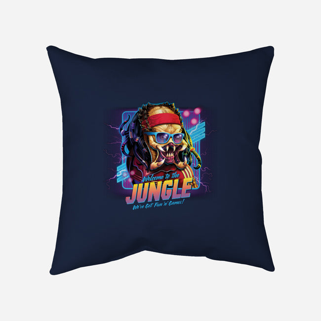 Welcome To The Jungle-none removable cover throw pillow-RockyDavies