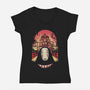 Welcome To The Magical Bath House-womens v-neck tee-vp021