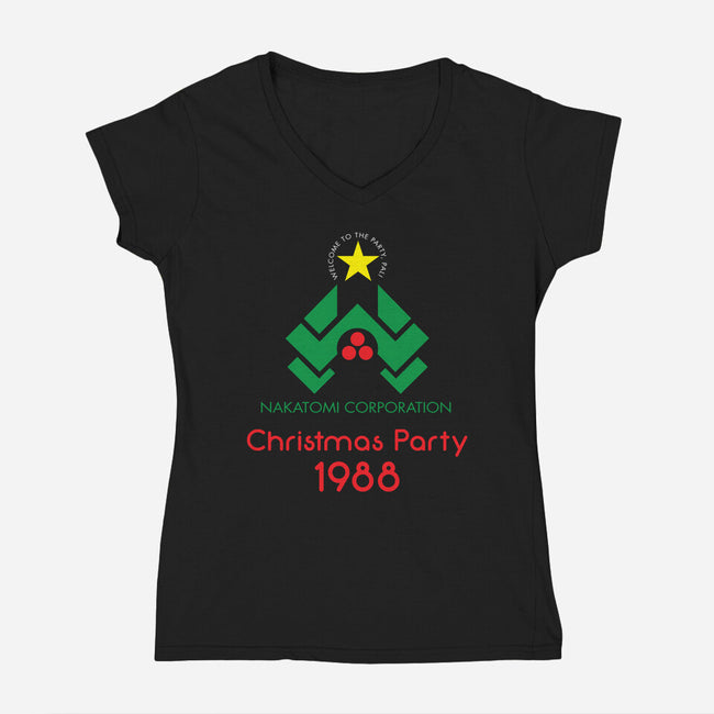 Welcome to The Party, Pal-womens v-neck tee-TedDastickJr