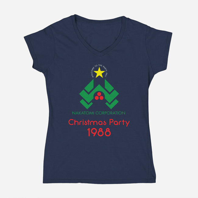 Welcome to The Party, Pal-womens v-neck tee-TedDastickJr