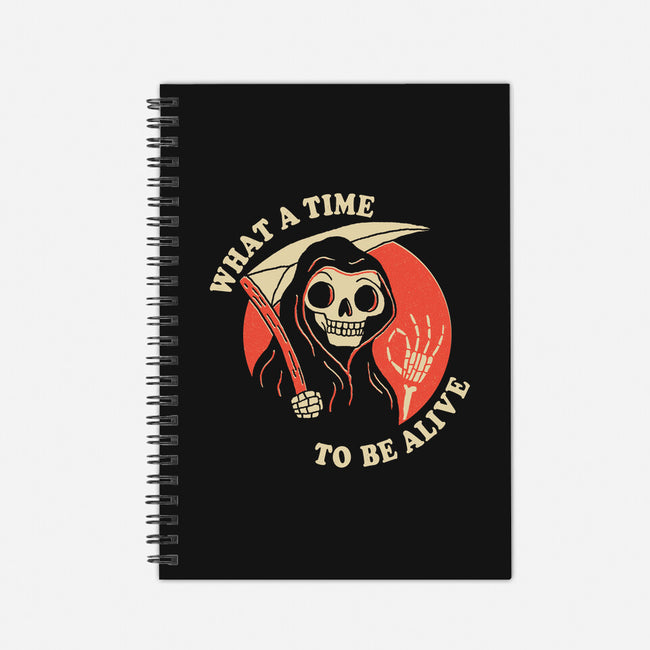 What a Time to Be Alive-none dot grid notebook-DinoMike