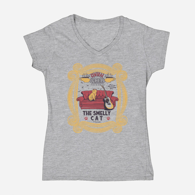 What Are They Feeding You-womens v-neck tee-Yumie