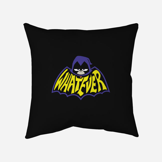 Whatever-none non-removable cover w insert throw pillow-zombiemedia