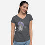 When It Rains-womens v-neck tee-LiRoVi