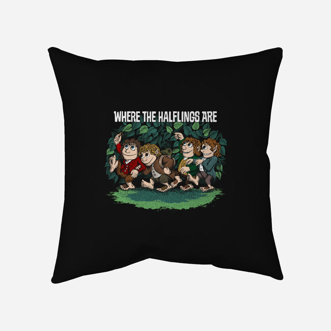 Where the Halflings Are-none removable cover w insert throw pillow-DJKopet