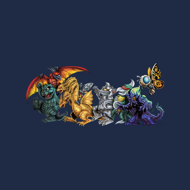 Where the Wild Kaiju Are-mens basic tee-El Black Bat