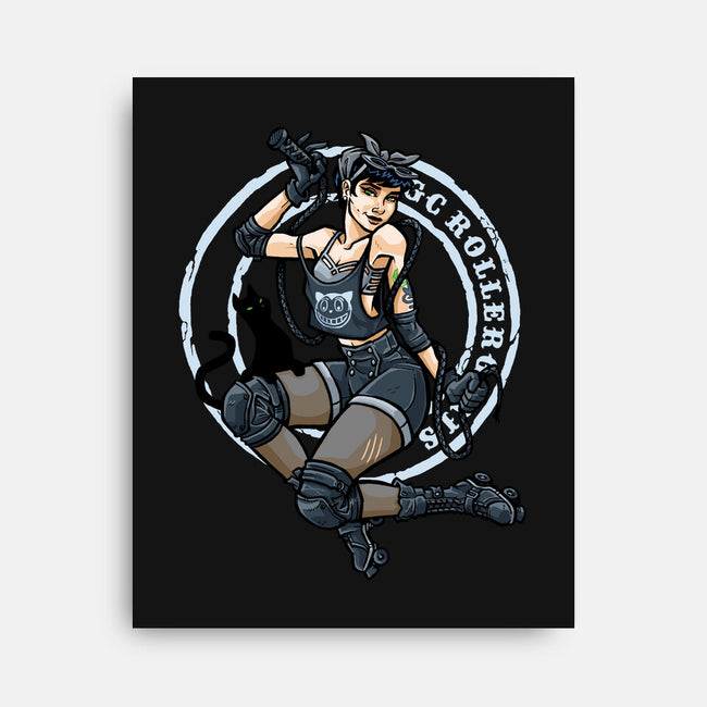 Whip It-none stretched canvas-tomkurzanski