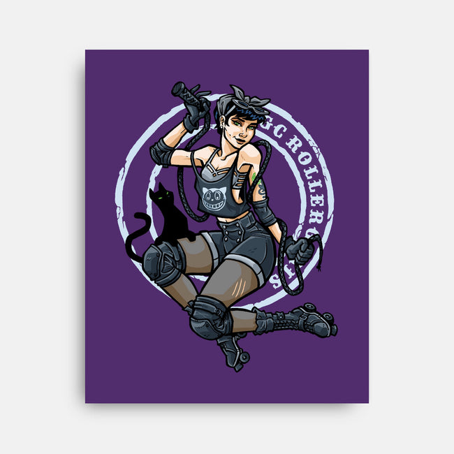 Whip It-none stretched canvas-tomkurzanski