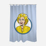 White Delight-none polyester shower curtain-ibtrav