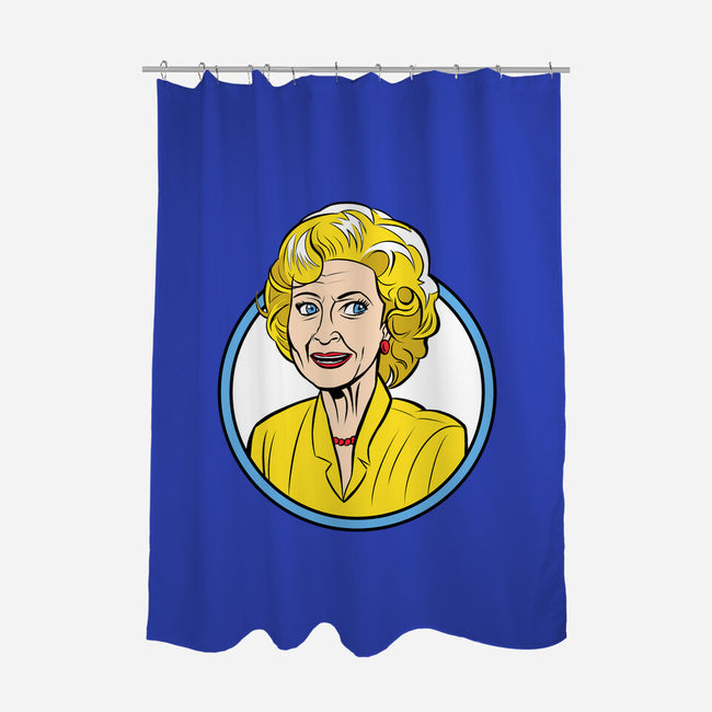 White Delight-none polyester shower curtain-ibtrav